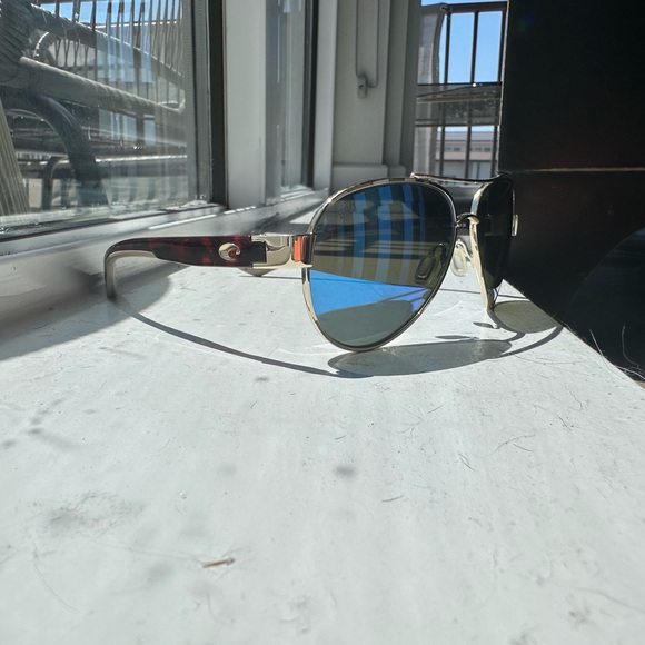Costa Blue Aviator Sunglasses - Picture 12 of 14